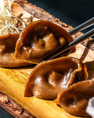 Gyozas al vapor