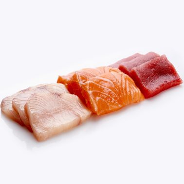 Sashimi variado 150 gramos