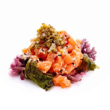 Tartar salmón
