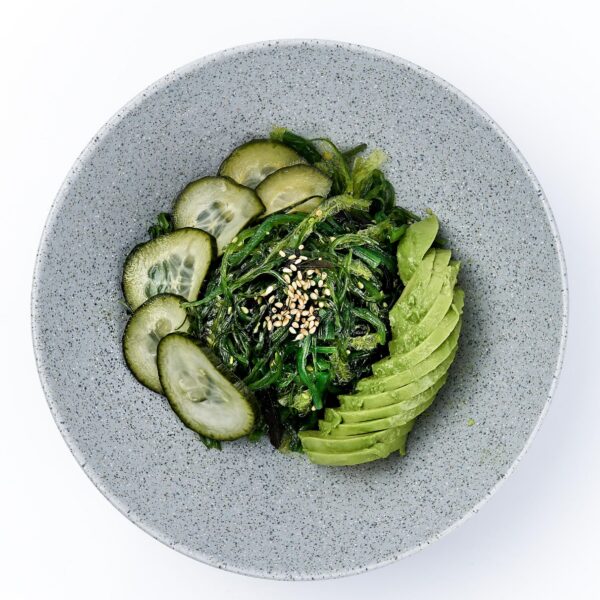 Ensalada vegana goma wakame