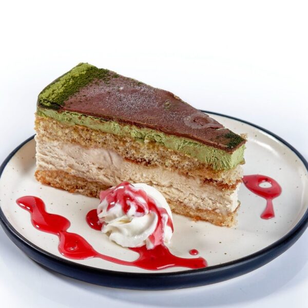 Tiramisú de té verde